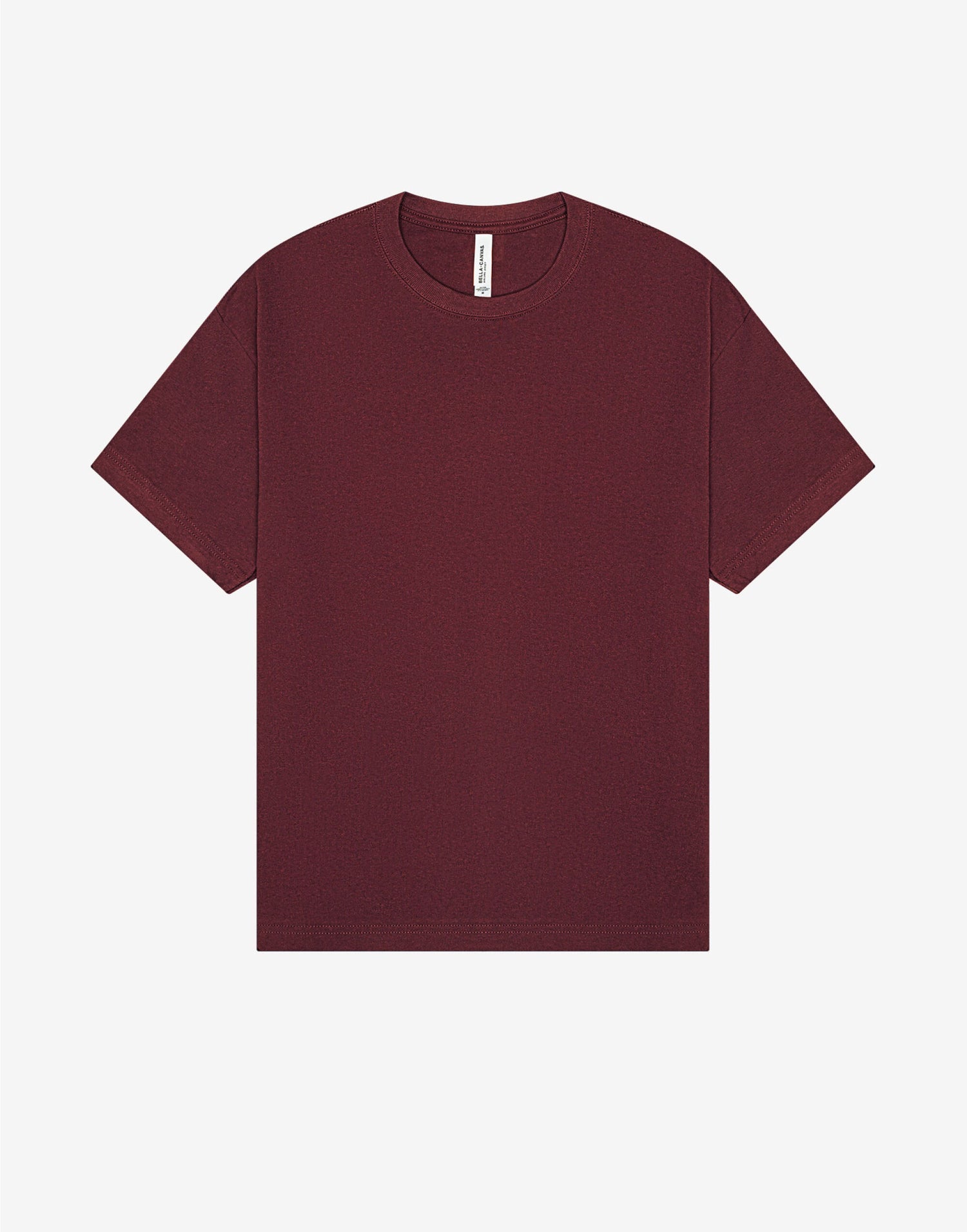 Bella + Canvas Unisex Heavy Boxy Tee CA3010 - Maroon - Customisable