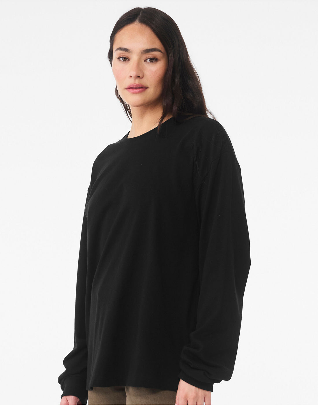 Bella + Canvas Unisex Heavy Boxy LS Tee CA3511 - - Customisable