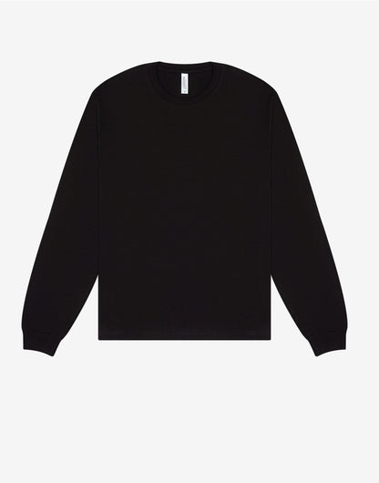 Bella + Canvas Unisex Heavy Boxy LS Tee CA3511 - Black - Customisable