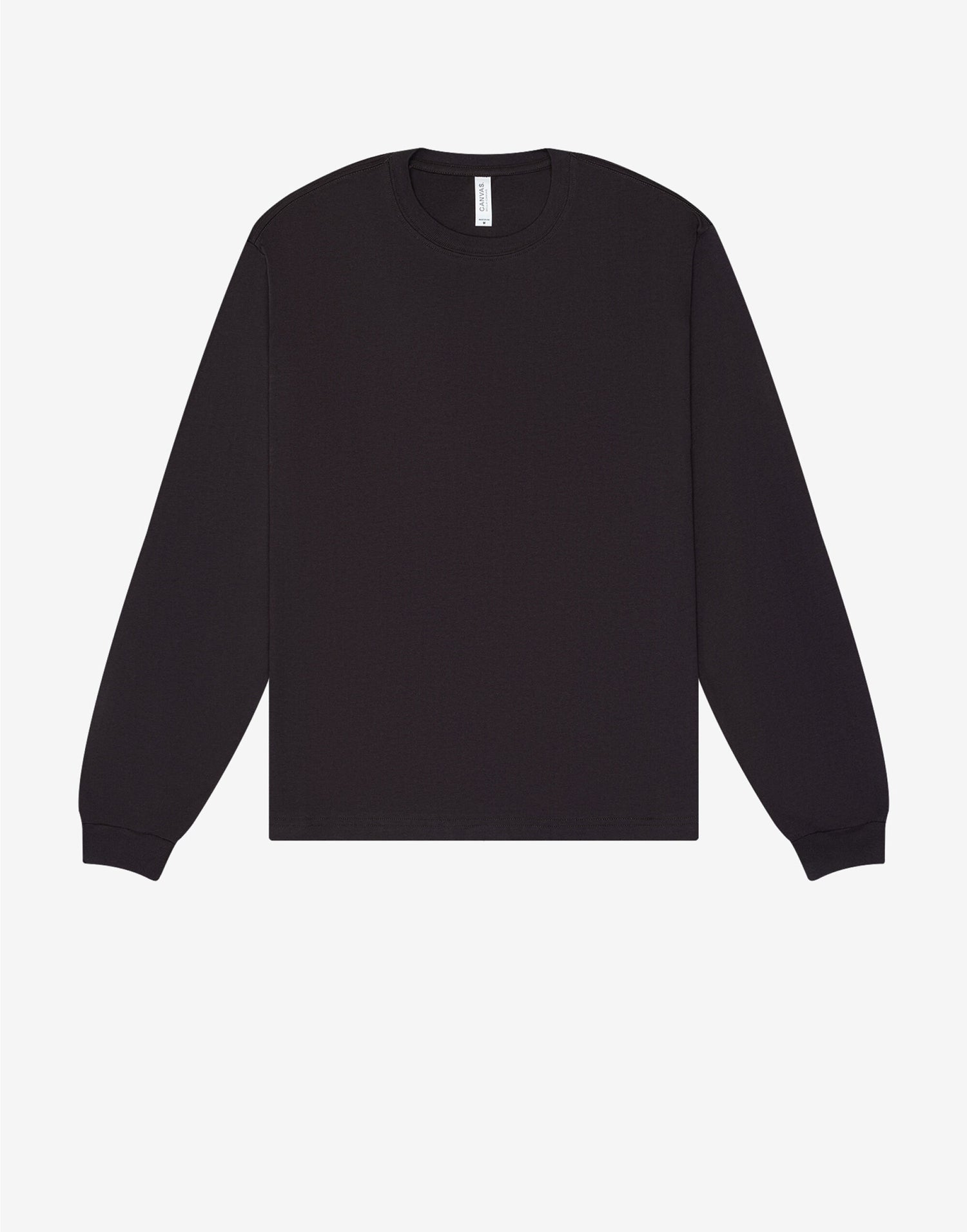Bella + Canvas Unisex Heavy Boxy LS Tee CA3511 - Dark Grey - Customisable