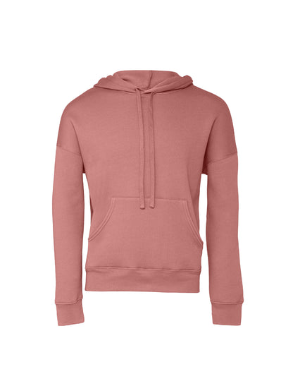Bella Canvas Sponge Fleece DTM Hoodie CA3729 - Mauve - Customisable Hoodies