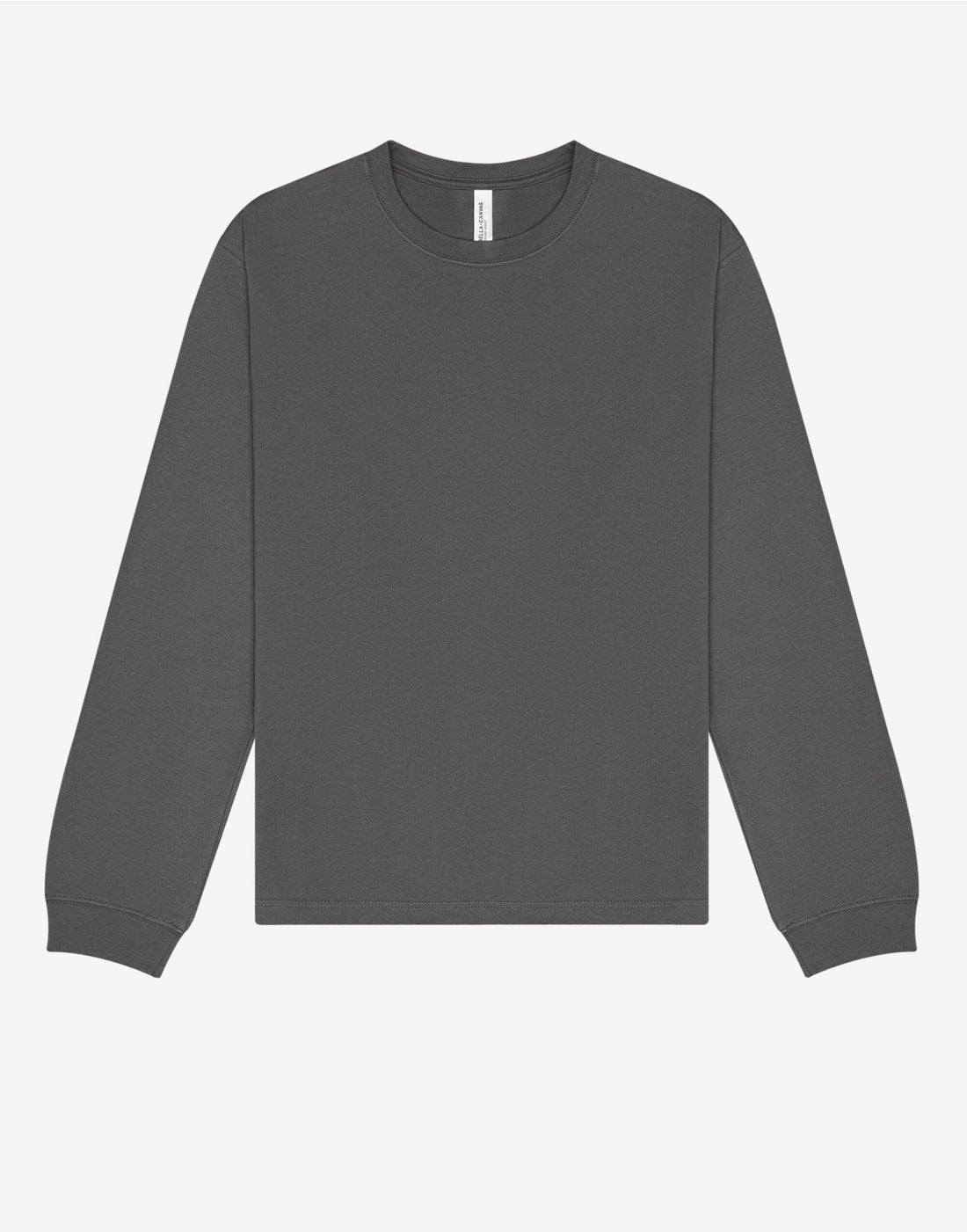 Bella + Canvas Heavyweight LS Tee CA4651 - Asphalt - Customisable