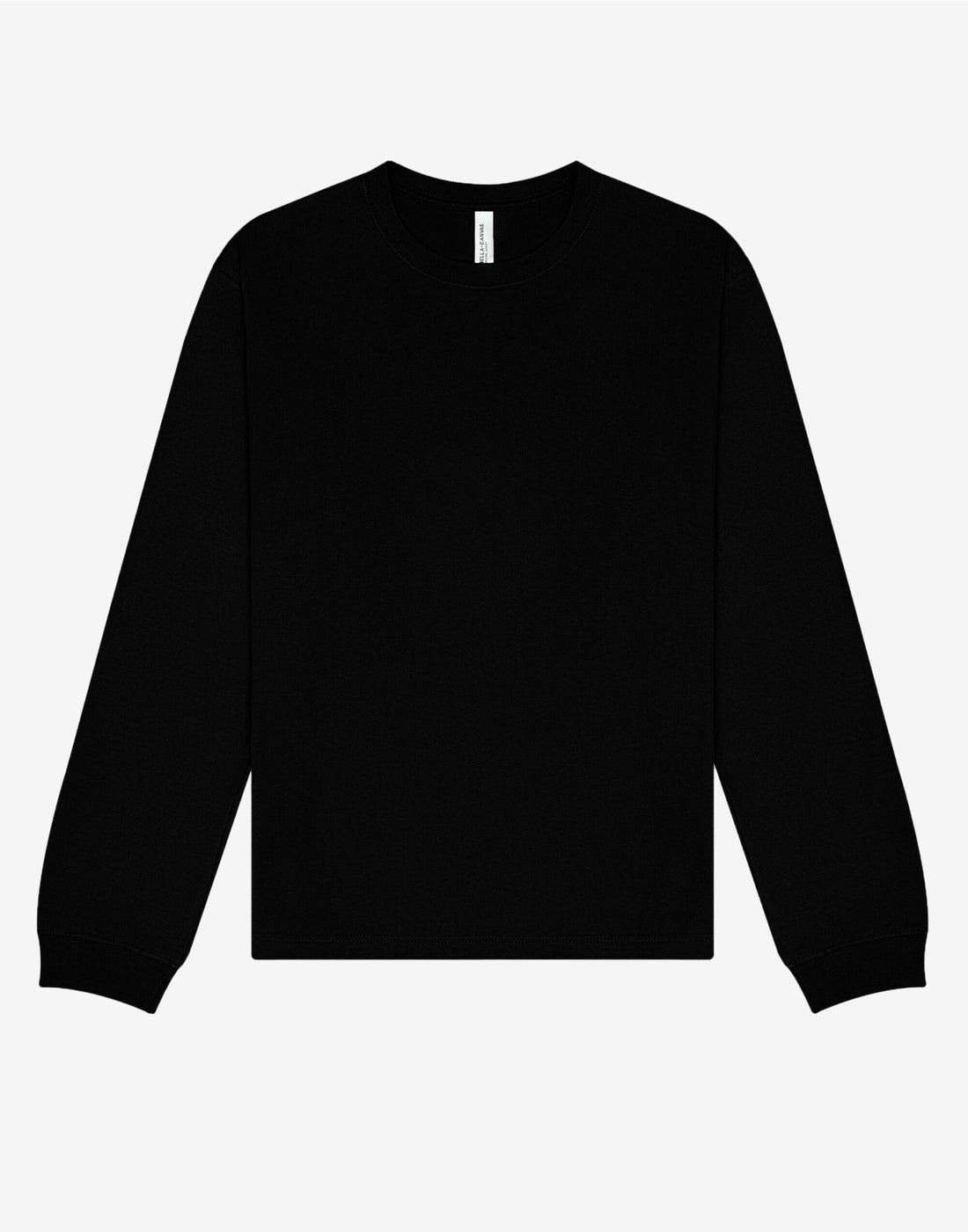 Bella + Canvas Heavyweight LS Tee CA4651 - Black - Customisable