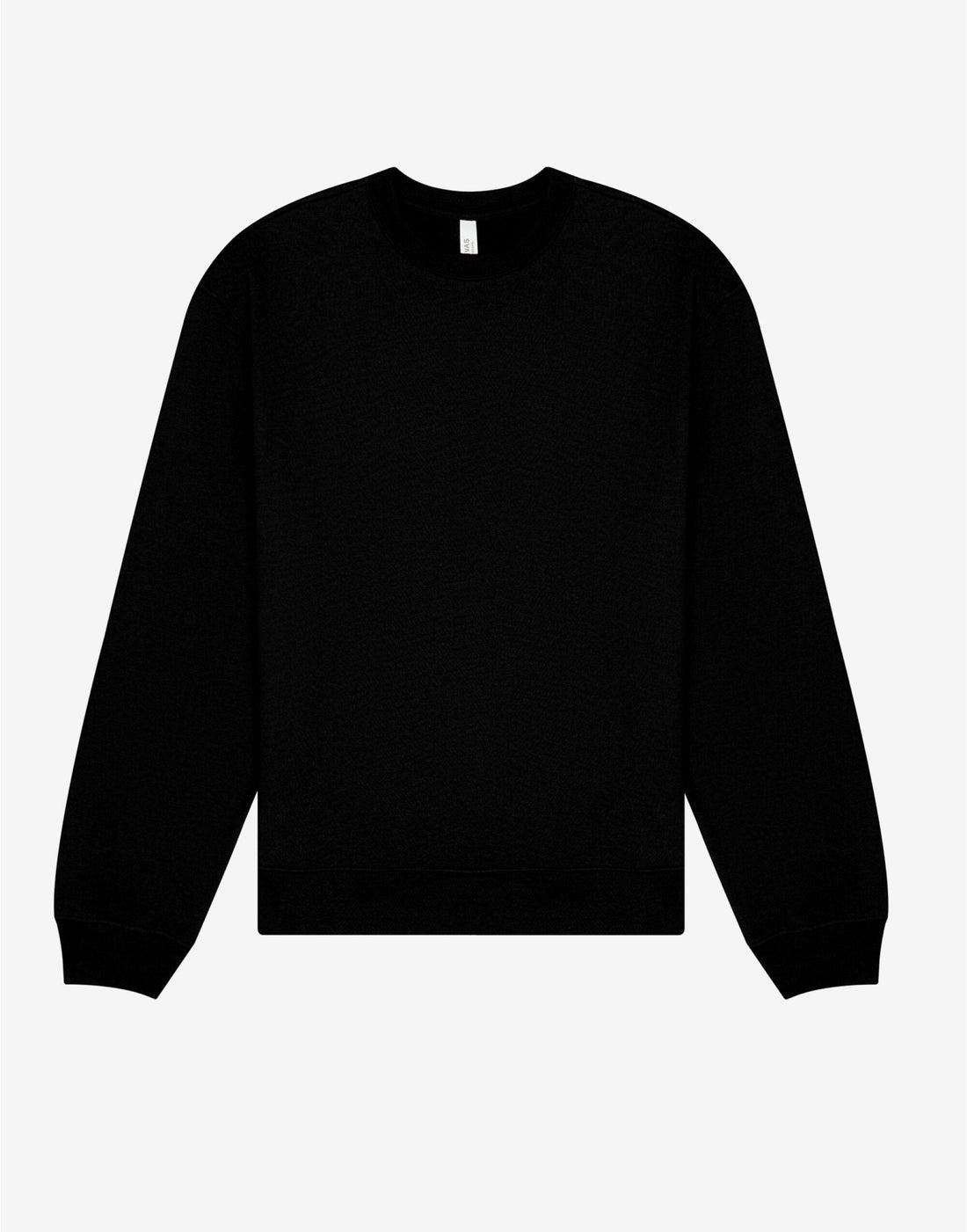 Bella + Canvas Crewneck Heavy Sweat CA4711 - Black - Customisable Sweatshirts