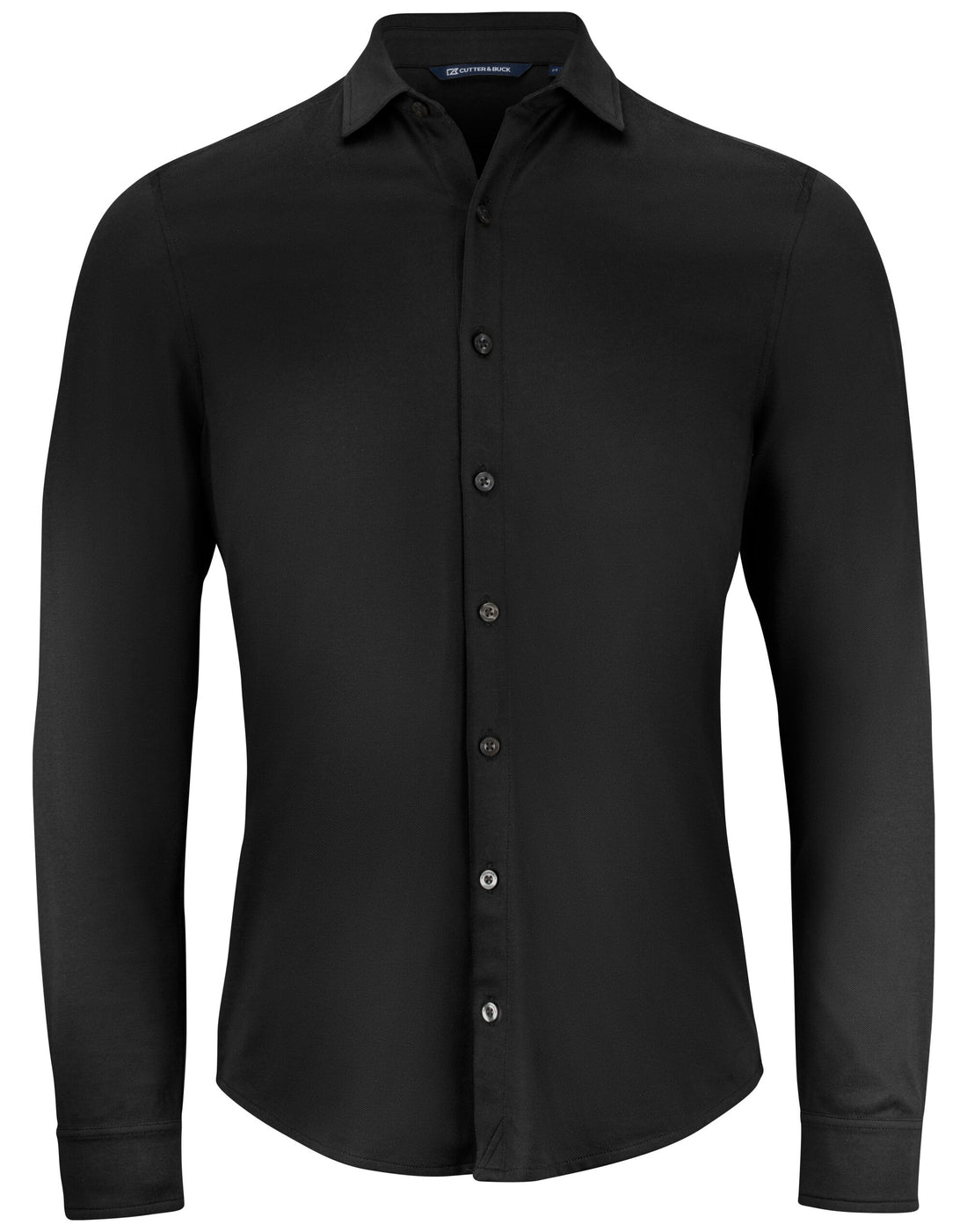 Cutter &amp; Buck - Advantage Shirt Men - Black S - Customisable Shirts &amp; Blouses