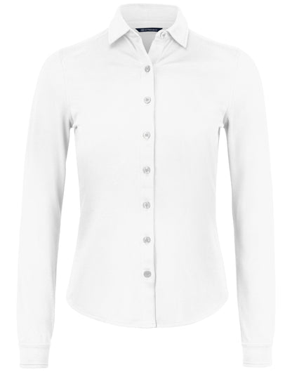 Cutter &amp; Buck - Advantage Shirt Women - White XS - Customisable Shirts &amp; Blouses