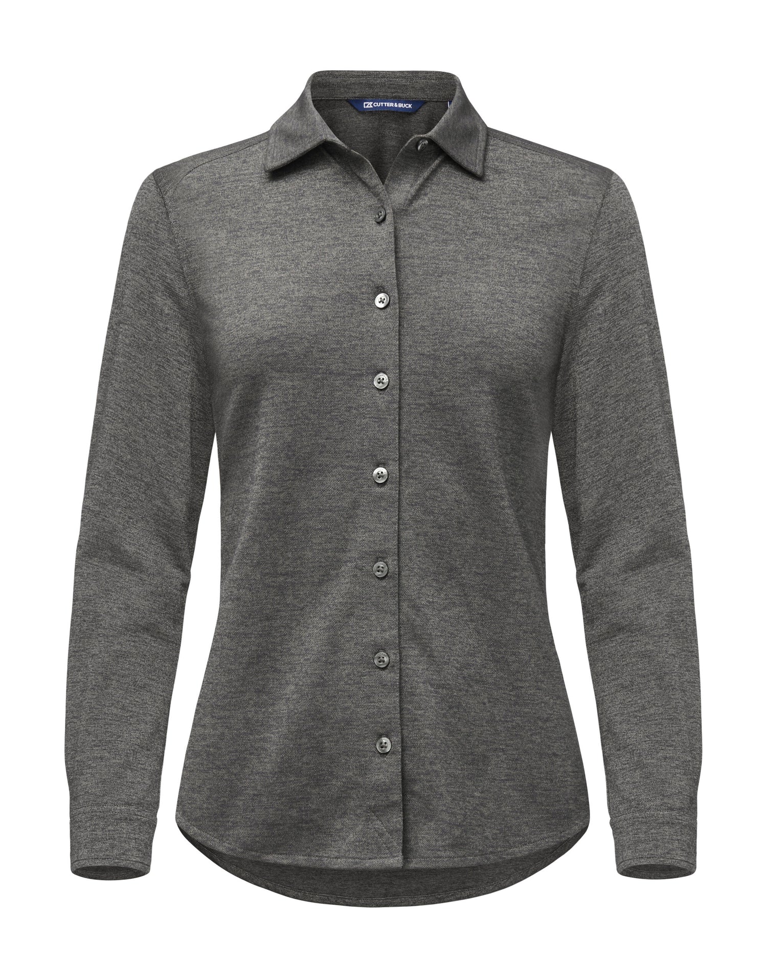 Cutter &amp; Buck - Advantage Shirt Women - Anthracite Melange XS - Customisable Shirts &amp; Blouses
