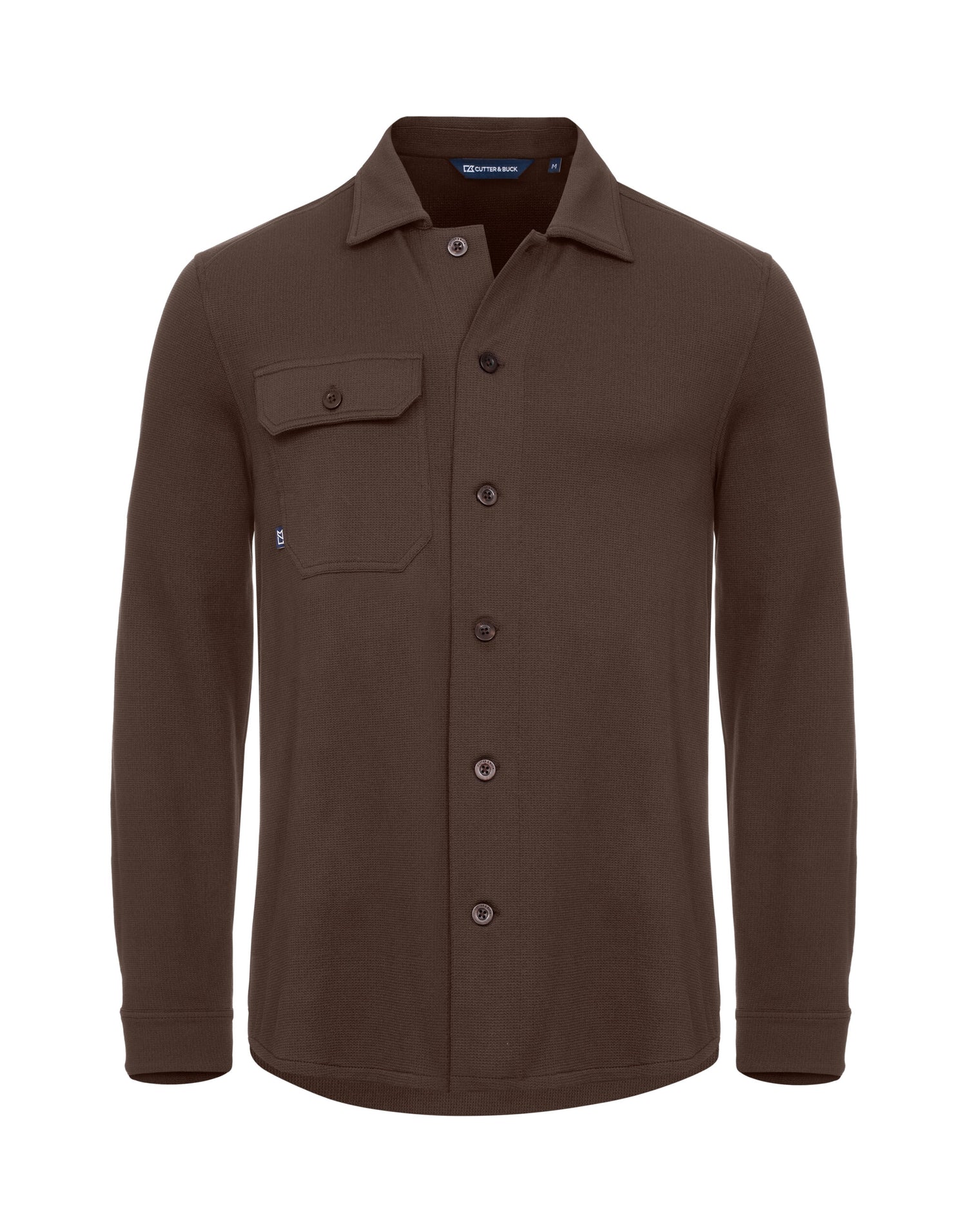 Cutter &amp; Buck - Advantage Leisure Shirt Men - Dark Mocca S - Customisable OUTERWEAR