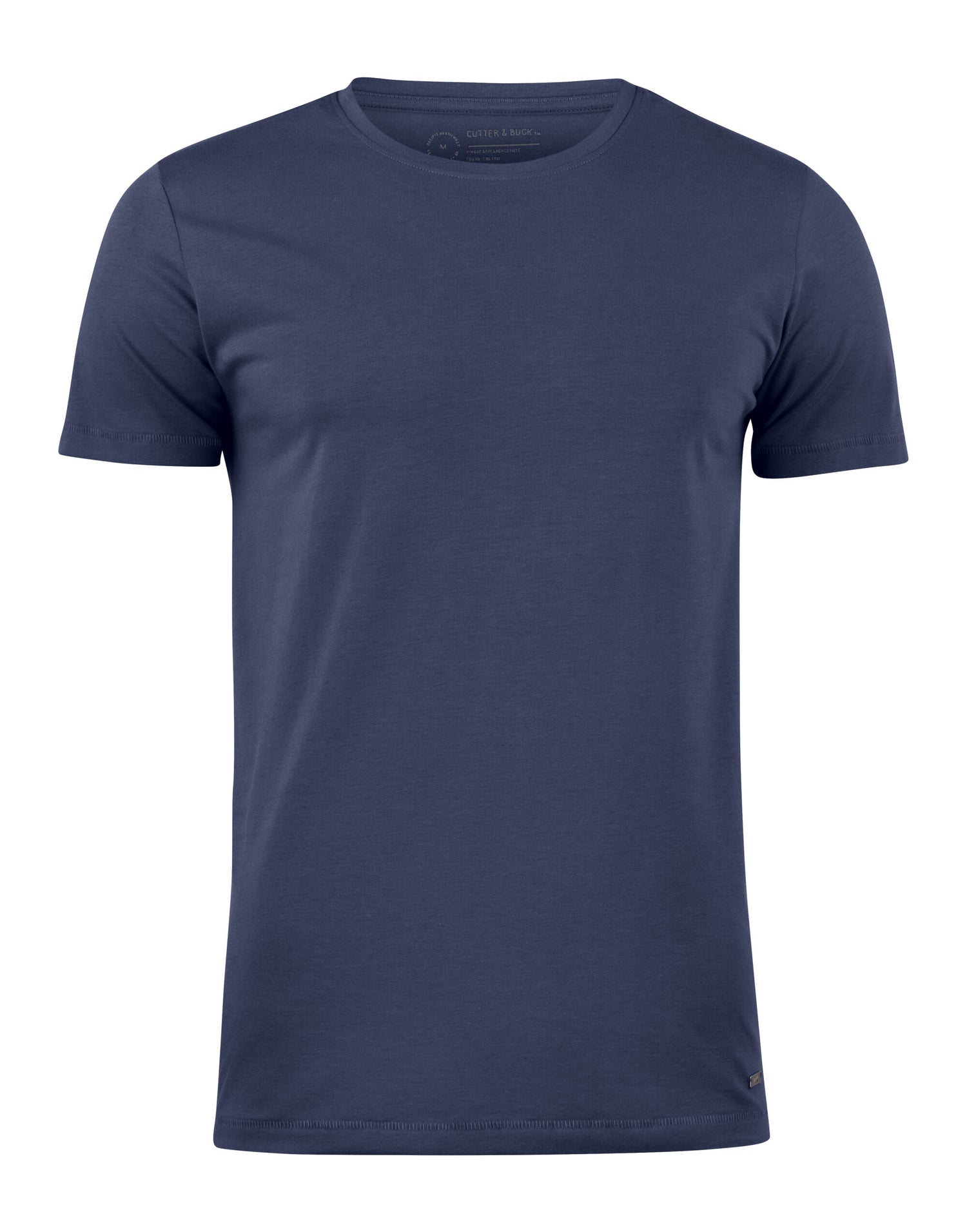 Cutter &amp; Buck - Manzanita Roundneck Men - Dark Navy S - Customisable T-Shirt