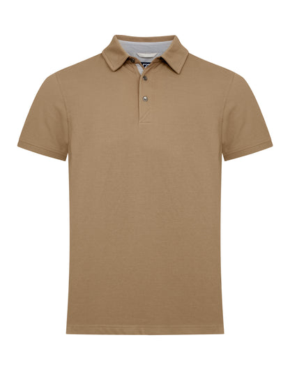 Cutter &amp; Buck - Advantage Premium Polo Men - Khaki S - Customisable POLO SHIRTS
