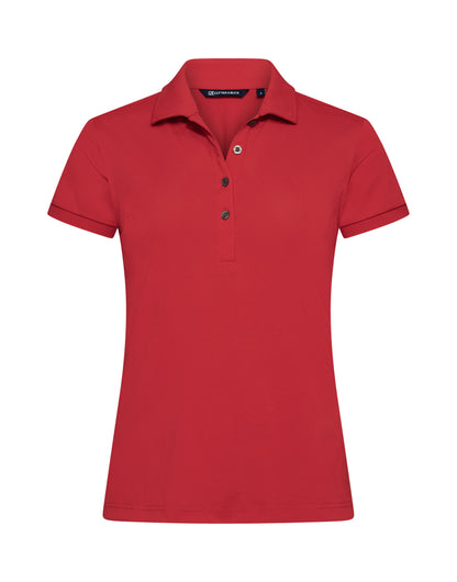 Cutter &amp; Buck - Virtue Polo Solid Women - Red XS - Customisable POLO SHIRTS
