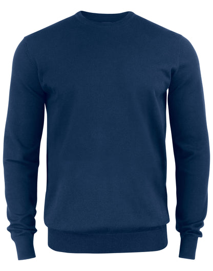 Cutter &amp; Buck - Oakville Crewneck Men - Dark Navy S - Customisable Knitwear