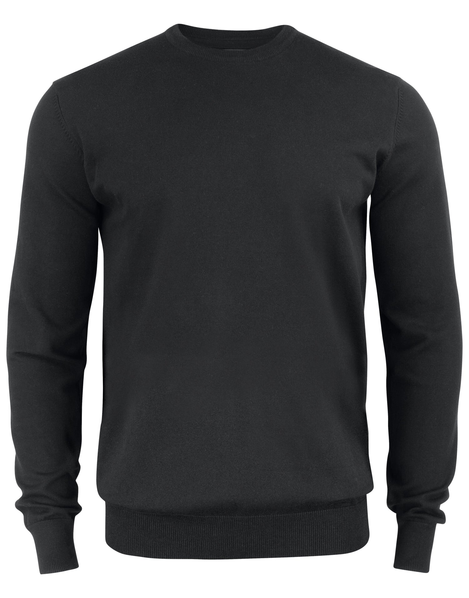 Cutter &amp; Buck - Oakville Crewneck Men - Black S - Customisable Knitwear