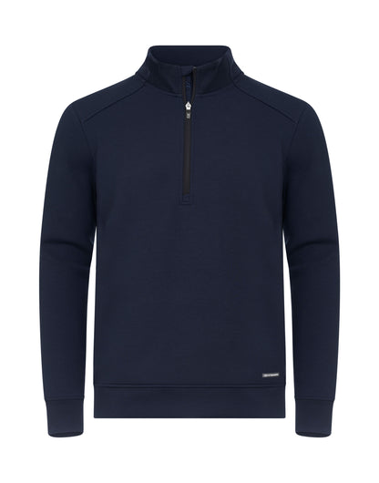 Cutter &amp; Buck - Pemberton Half Zip Men - Dark Navy S - Customisable SWEATSHIRTS AND HOODIES