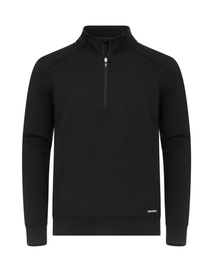 Cutter &amp; Buck - Pemberton Half Zip Men - Black S - Customisable SWEATSHIRTS AND HOODIES