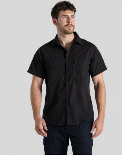 Craghoppers Expert Kiwi SS Shirt CES003 - Pebble S - Customisable Shirts