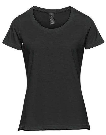 Stormtech Womens Equinox SS Tee CPM-1W - Black - Customisable T-Shirts
