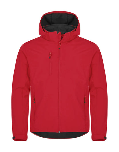 Clique - Classic Softshell Hoody - CQ0200912 - Red - Customisable SWEATSHIRTS AND HOODIES