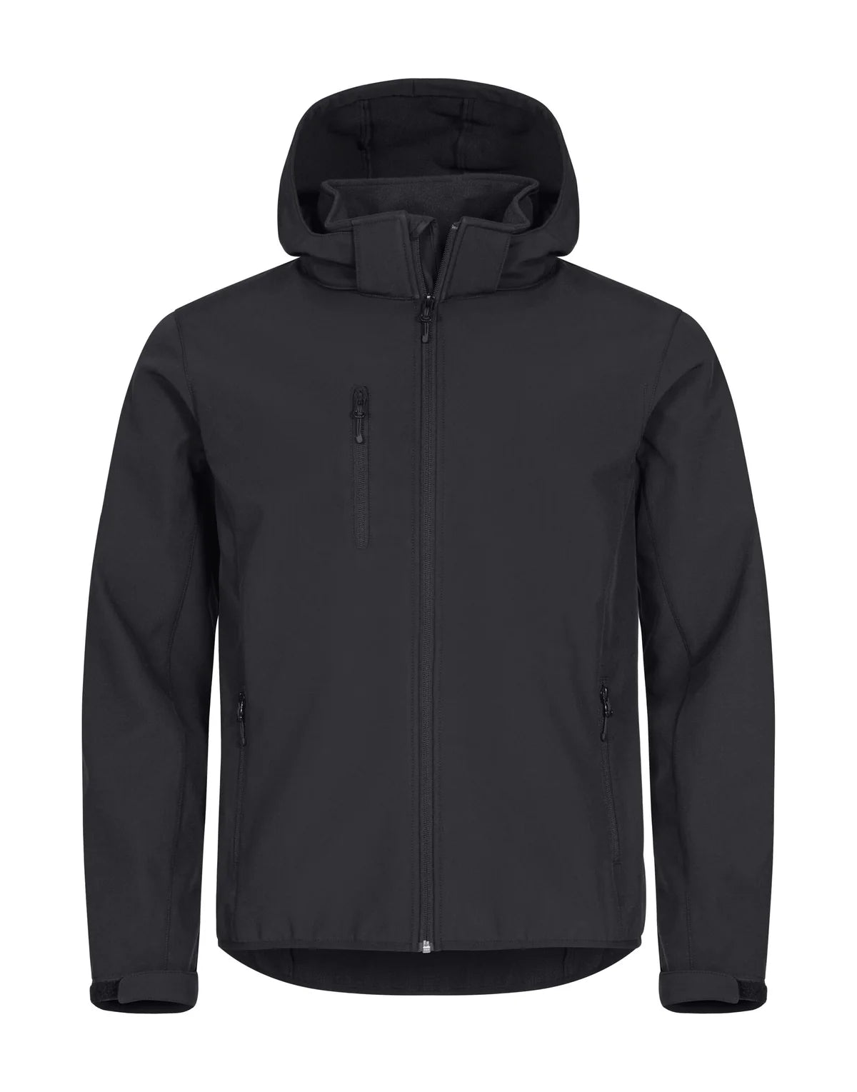 Clique - Classic Softshell Hoody - CQ0200912 - Black - Customisable SWEATSHIRTS AND HOODIES