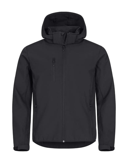 Clique - Classic Softshell Hoody - CQ0200912 - Black - Customisable SWEATSHIRTS AND HOODIES