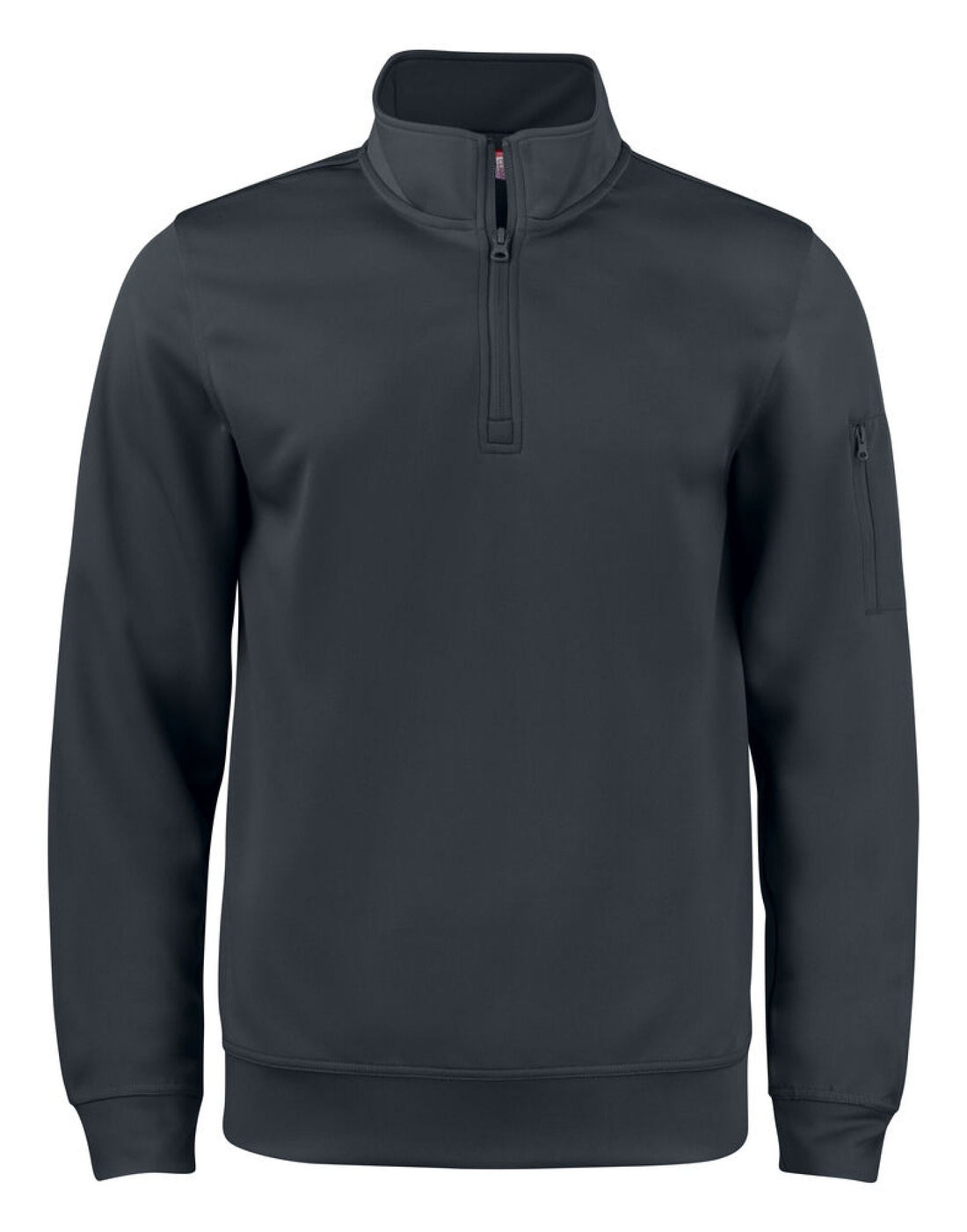 Clique - Basic Active Half Zip - CQ021013 - Black - Customisable SWEATSHIRTS AND HOODIES