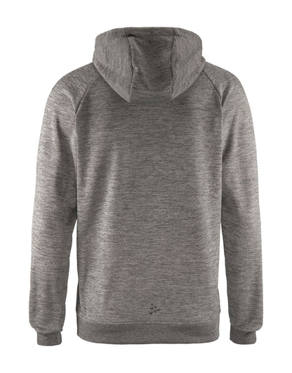 Craft Mens ADV Unify FZ Hood JKT cr1909132 - Dark Grey Melange - Customisable Outerwear