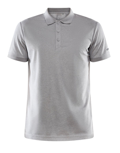 Craft Mens Core Unify Polo Shirt CR1909138 - Grey Melange - Customisable Polos