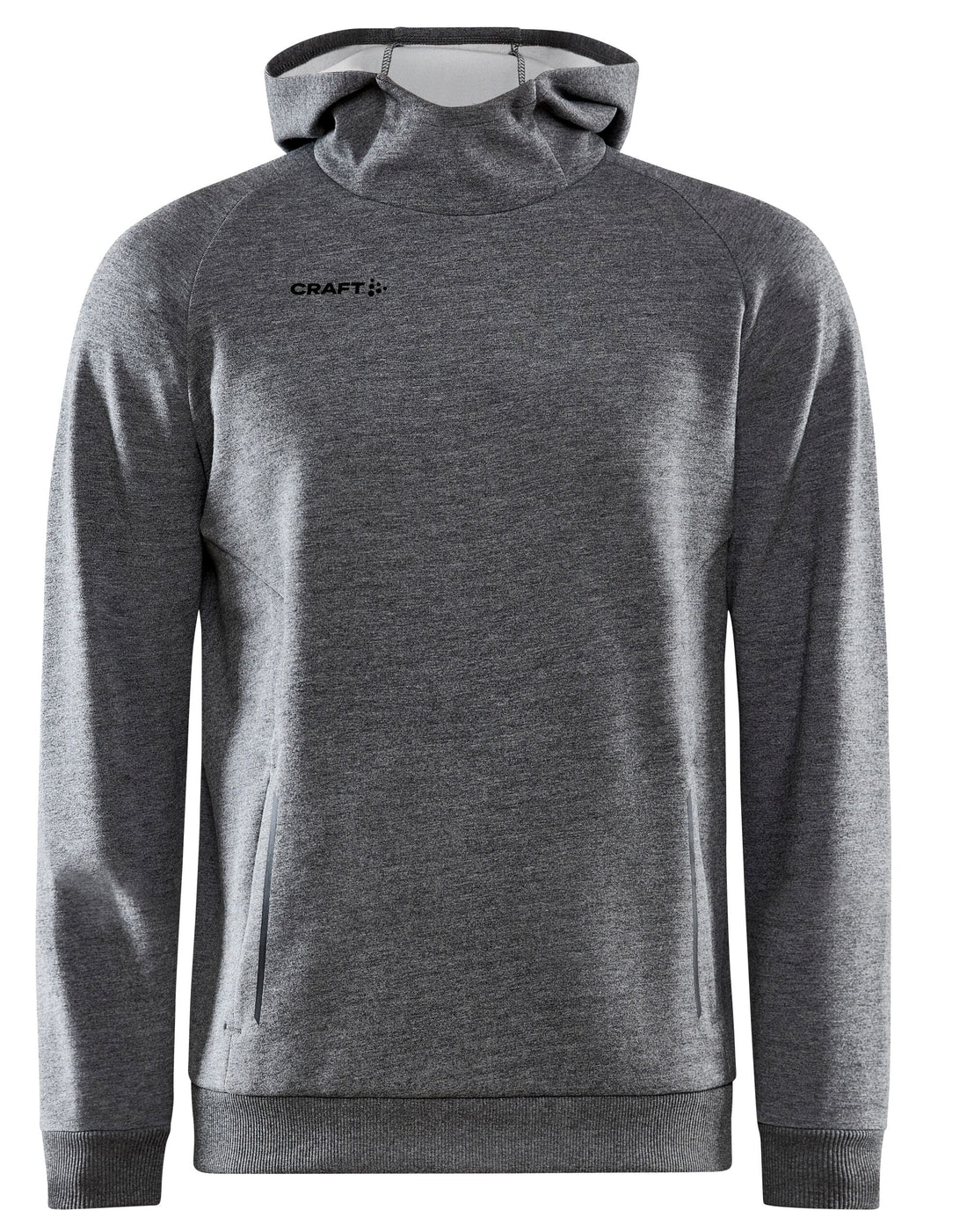 Craft Mens Core Soul Hood Sweatshirt CR1910623 - Dark Grey Melange - Customisable Sweatshirts