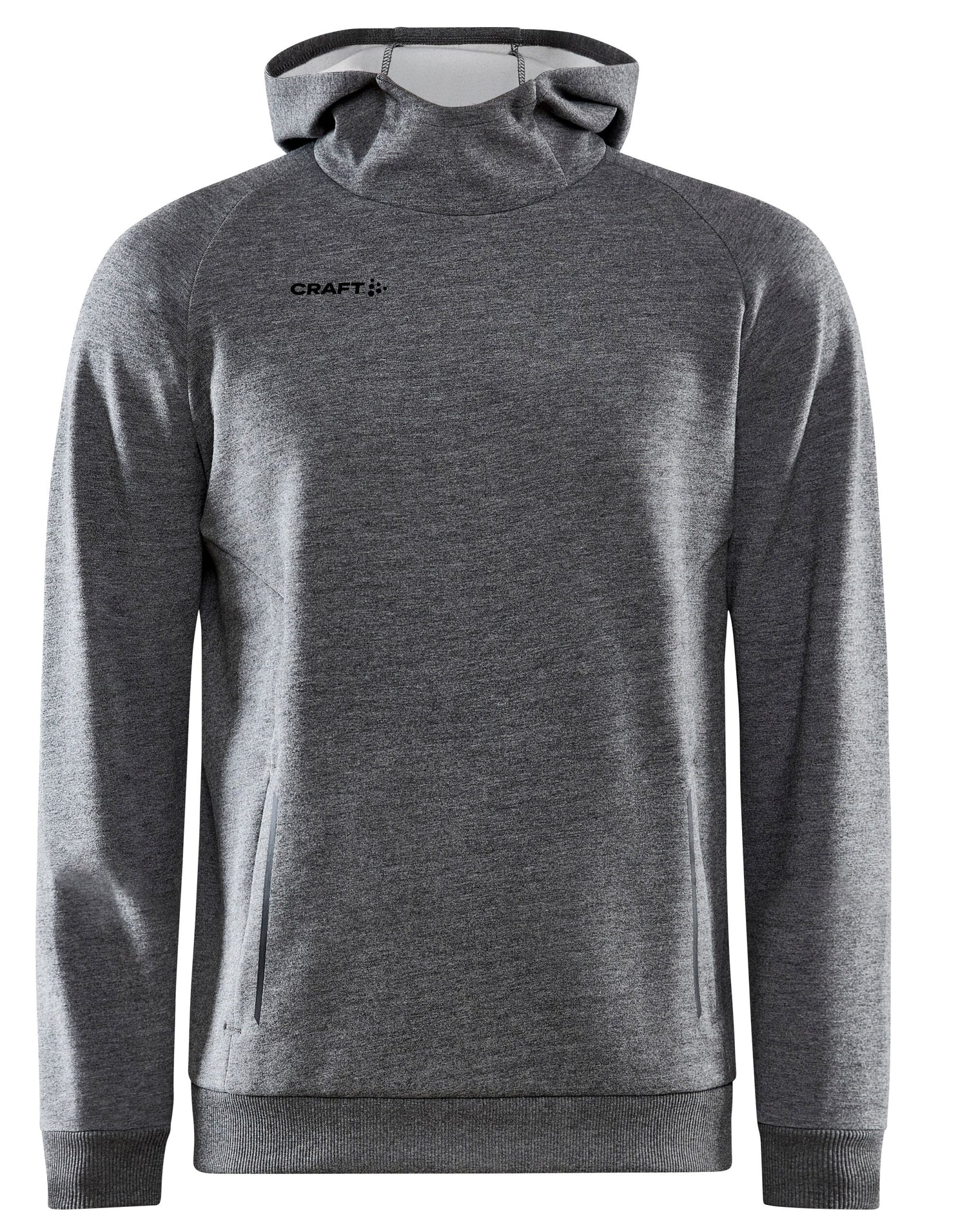 Craft Mens Core Soul Hood Sweatshirt CR1910623 - Dark Grey Melange - Customisable Sweatshirts