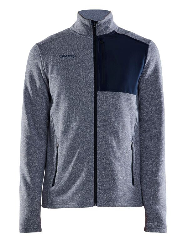Craft Mens ADV Explore Heavy Fleece Jacket cr1912218 - Flow Blaze XL - Customisable Outerwear