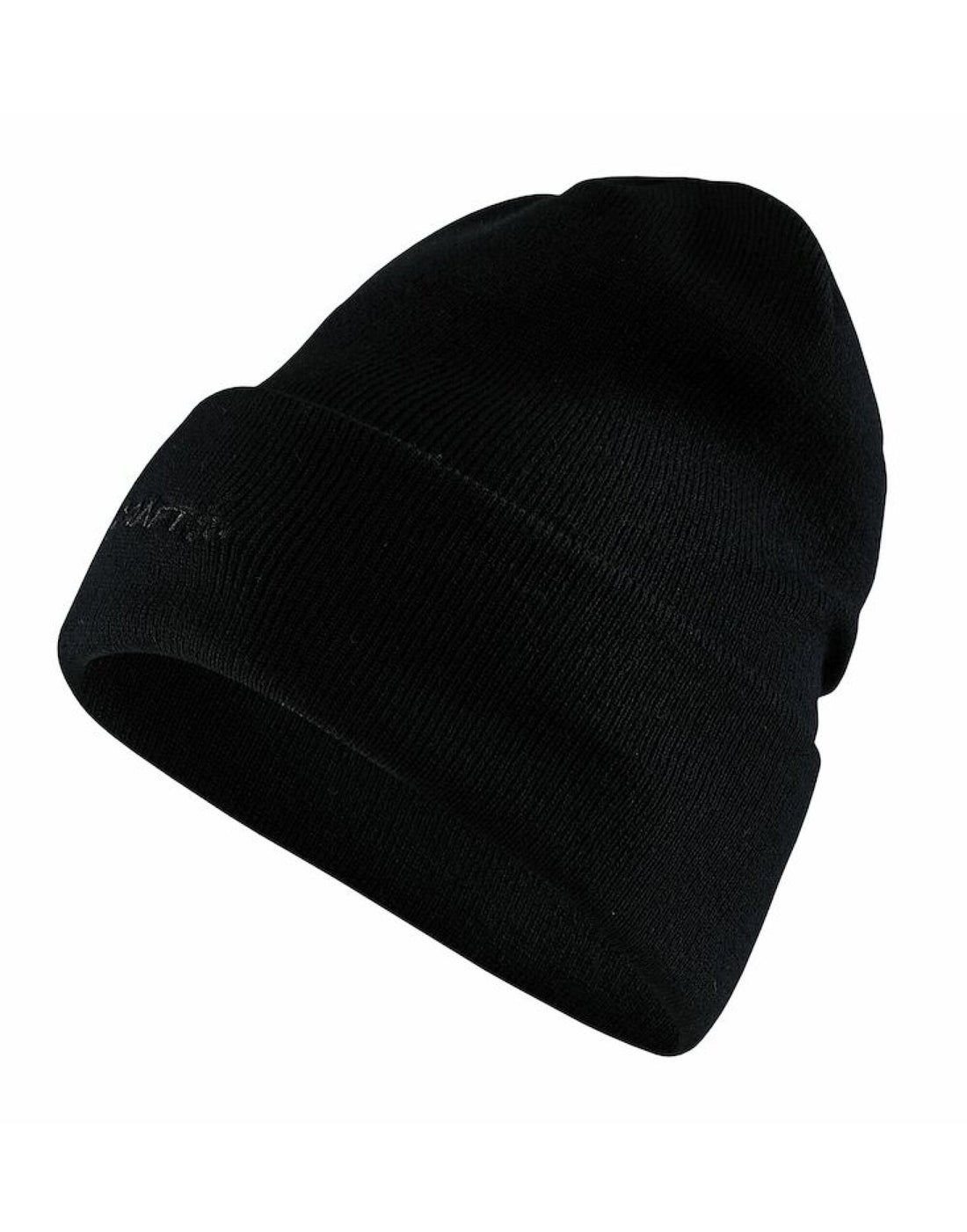 Craft Core Essence Beanie cr1912484 - Black L-XL - Customisable Caps