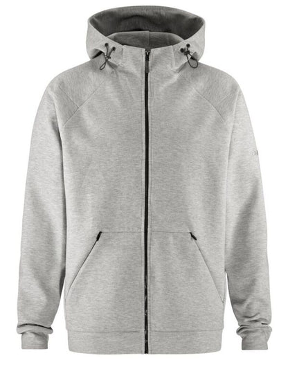 Craft ADV Join FZ Hoodie CR1914706 - Grey Melange - Customisable Hoodies
