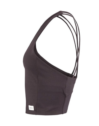 Craft Collective Cropped Singlet CR1916009 - Dark Plum - Customisable