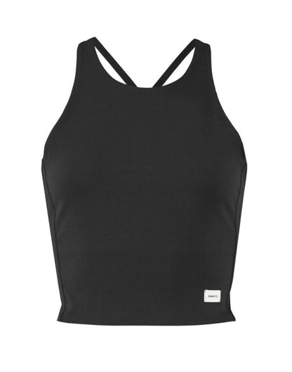 Craft Collective Cropped Singlet CR1916009 - Black - Customisable