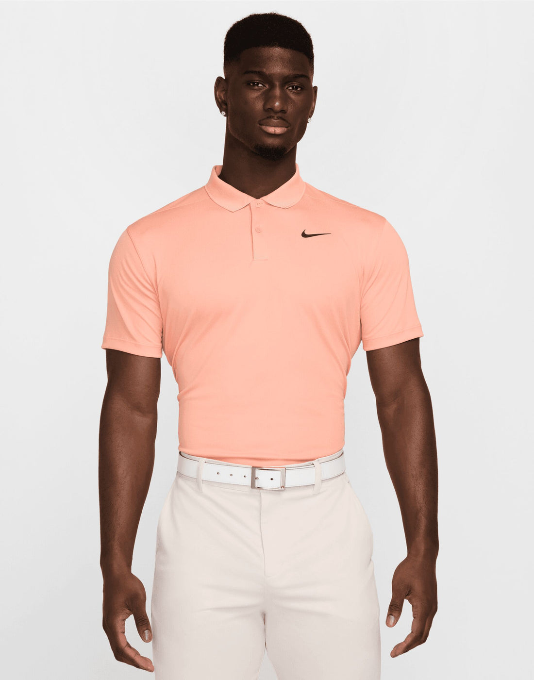 Nike Dri FIT Victory Solid Polo LC DH0822 - Apricot Agate Black - Customisable Polos