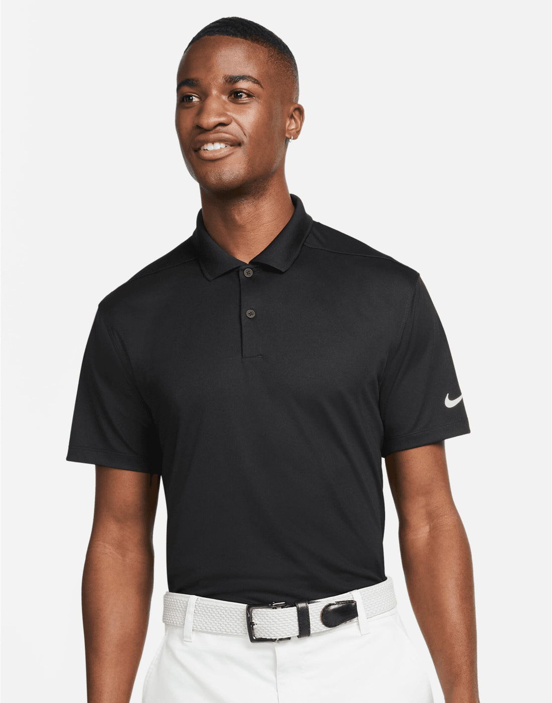 Nike Dri FIT Victory Solid Polo DH0824 - Black - Customisable Polos