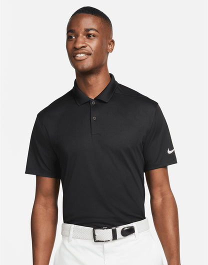 Nike Dri FIT Victory Solid Polo DH0824 - Black - Customisable Polos