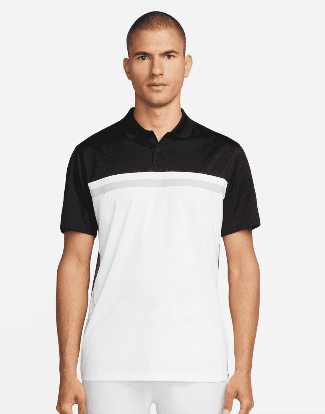 Nike Victory Colourblock Polo DH0849 - Black White - Customisable Polos