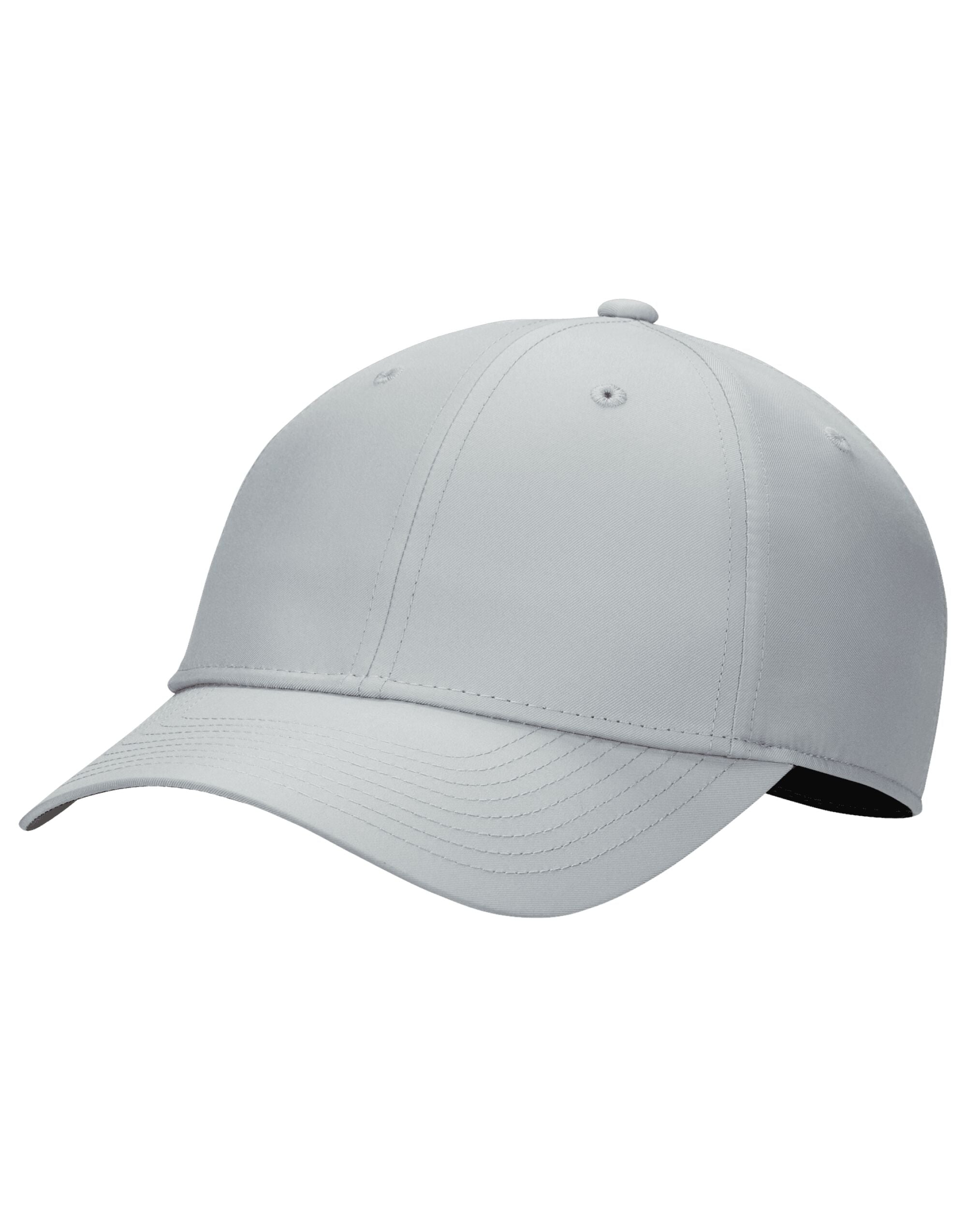 Nike Golf Nike DF Structured Blank Front Cap FB6452 - Light Smoke Grey black O S - Customisable Caps
