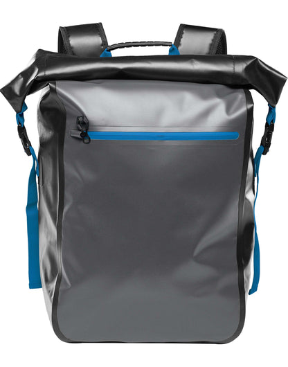 Stormtech Kemano Backpack 1 - Black Graphite AzureBlue O S - Customisable Bags