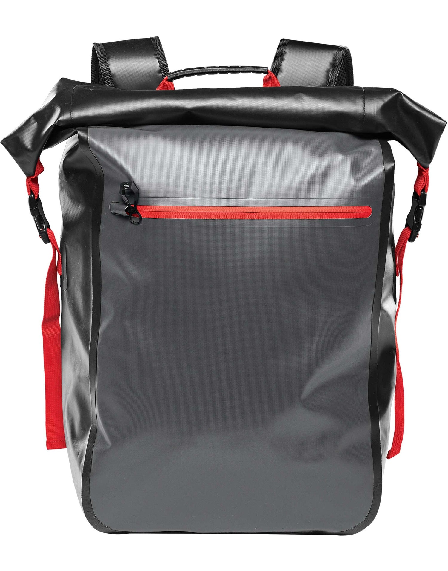 Stormtech Kemano Backpack 1 - Black Graphite Bright Red O S - Customisable Bags