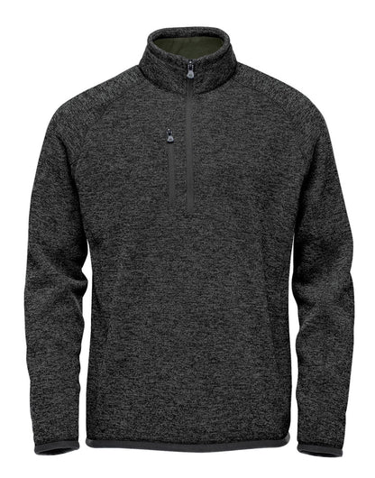 Stormtech Mens 4 Zip Pullover 1 - Black Heather - Customisable Outerwear
