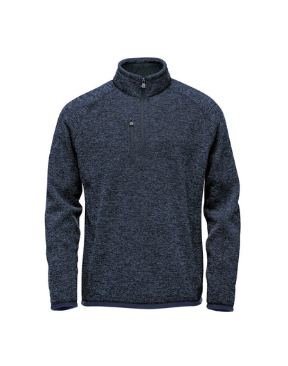 Stormtech Mens 4 Zip Pullover 1 - Navyheather - Customisable Outerwear