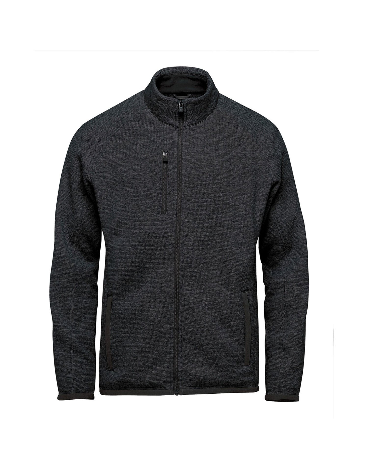 Stormtech Mens Avalanche FZ Fleece Jacket 1 - Black Heather - Customisable Outerwear