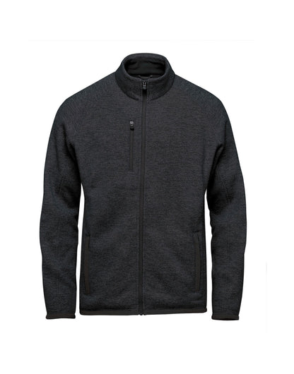 Stormtech Mens Avalanche FZ Fleece Jacket 1 - Black Heather - Customisable Outerwear