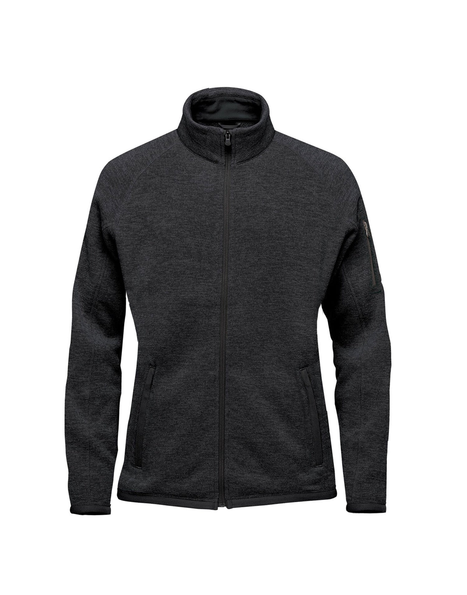 Stormtech Ladies Avalanche FZ Fleece Jacket 1w - Black Heather - Customisable Outerwear