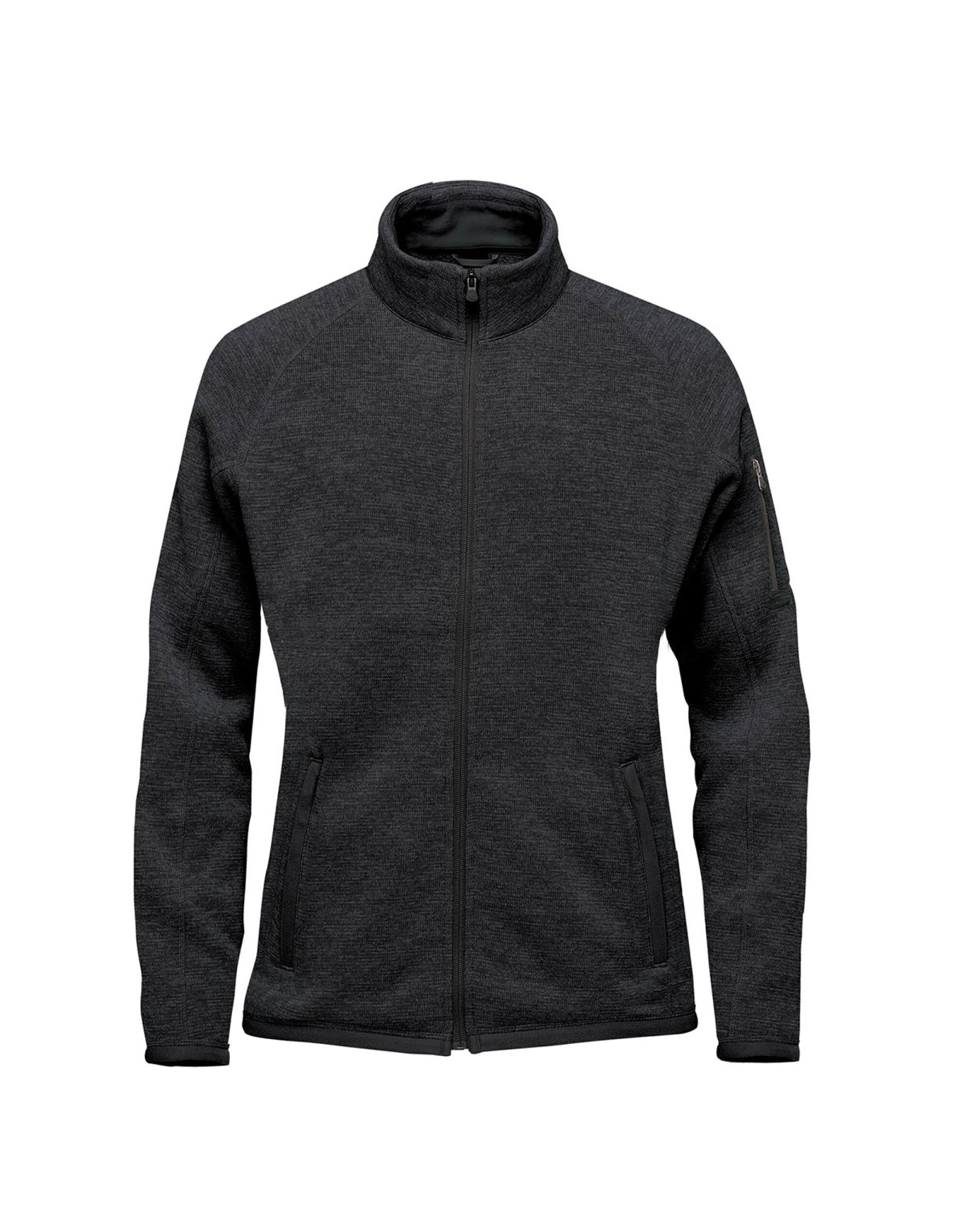 Stormtech Ladies Avalanche FZ Fleece Jacket 1w - Black Heather - Customisable Outerwear