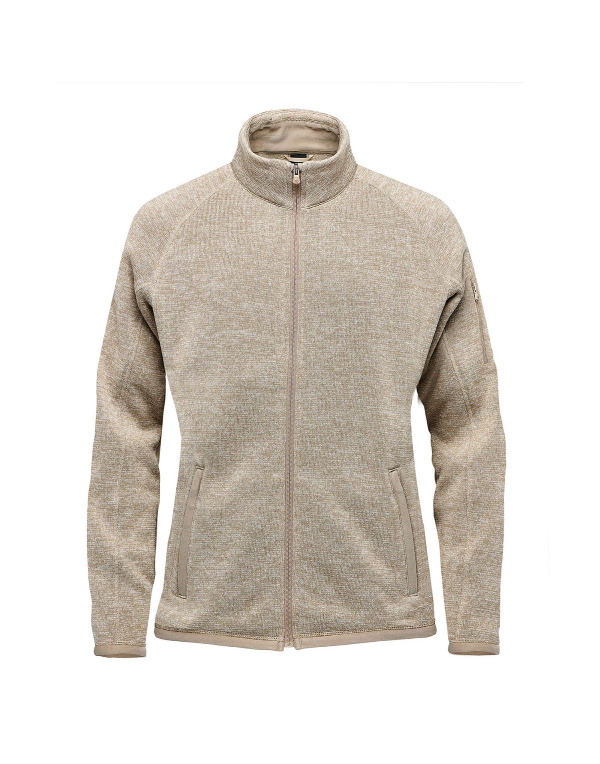 Stormtech Ladies Avalanche FZ Fleece Jacket 1w - Oatmeal Heather - Customisable Outerwear