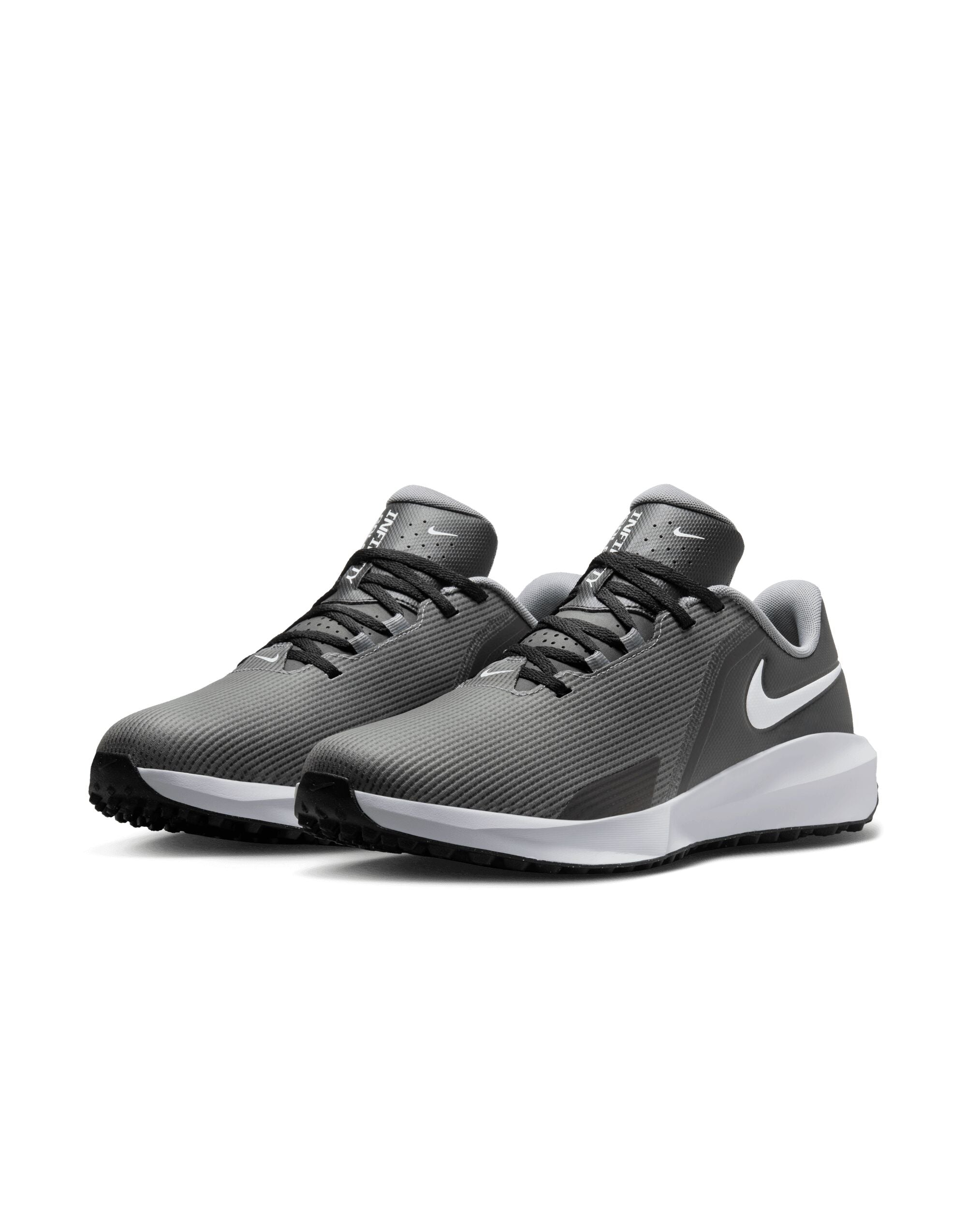 Nike Infinity Golf Shoes fn0555 - Black White Smoke Grey - Customisable Shoes