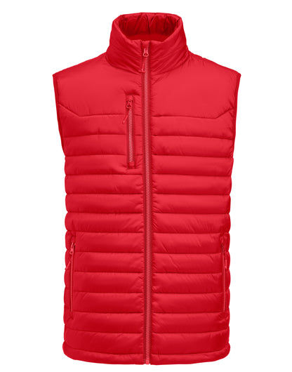 James Harvest Meadows Vest HAR2111051 - Red - Customisable Hoodies
